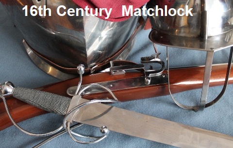 Link to 16th Century Matchlock musket used by Explorers