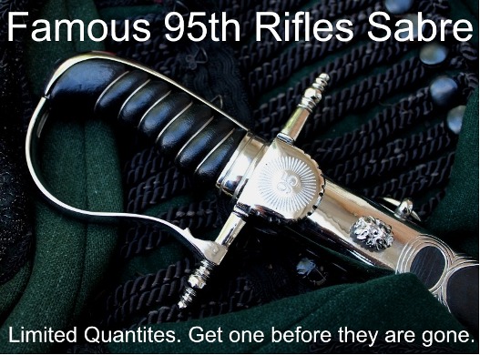 Famous 95th Rifles Sabre on Sale