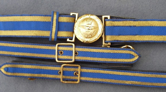 Victorian British RN Royal Navy Officers Gilt Brass Belt Buckle